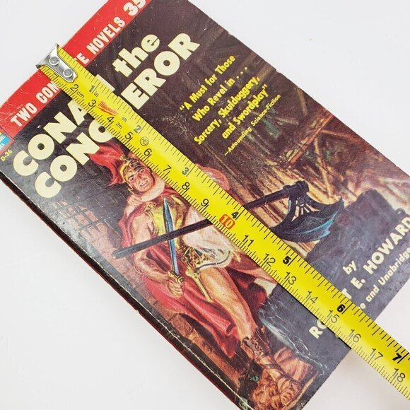 ACE Double D-36 Book Conan Conqueror Howard, Sword Rhiannon Brackett 1953 PB - Picture 12 of 12